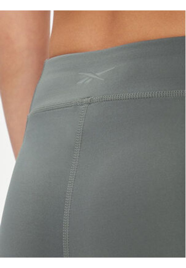 Reebok Legginsy Yoga Performance IM4047 Szary Fitted Fit. Kolor: szary. Materiał: syntetyk