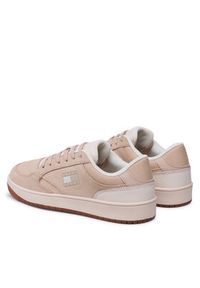 Tommy Jeans Sneakersy Retro Cupsole Suede EM0EM01161 Beżowy. Kolor: beżowy. Materiał: skóra, zamsz