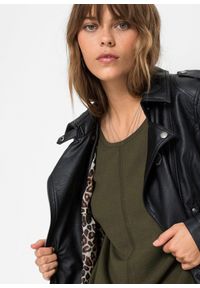 bonprix - Sweter dzianinowy oversize z materiału z wiskozą. Kolor: zielony. Materiał: dzianina, materiał, wiskoza. Długość rękawa: długi rękaw. Długość: długie