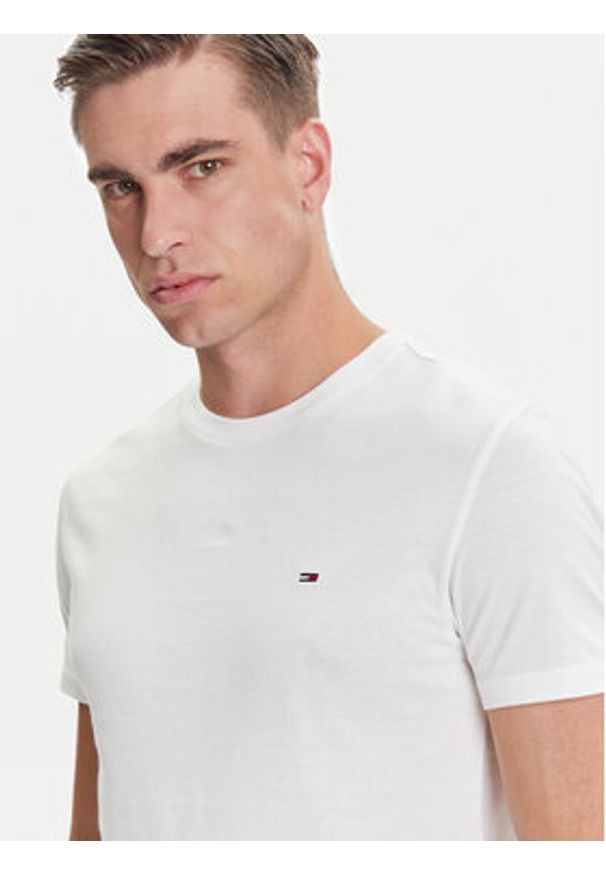 Tommy Jeans Komplet t-shirtów DM0DM20687 Écru Slim Fit. Materiał: bawełna