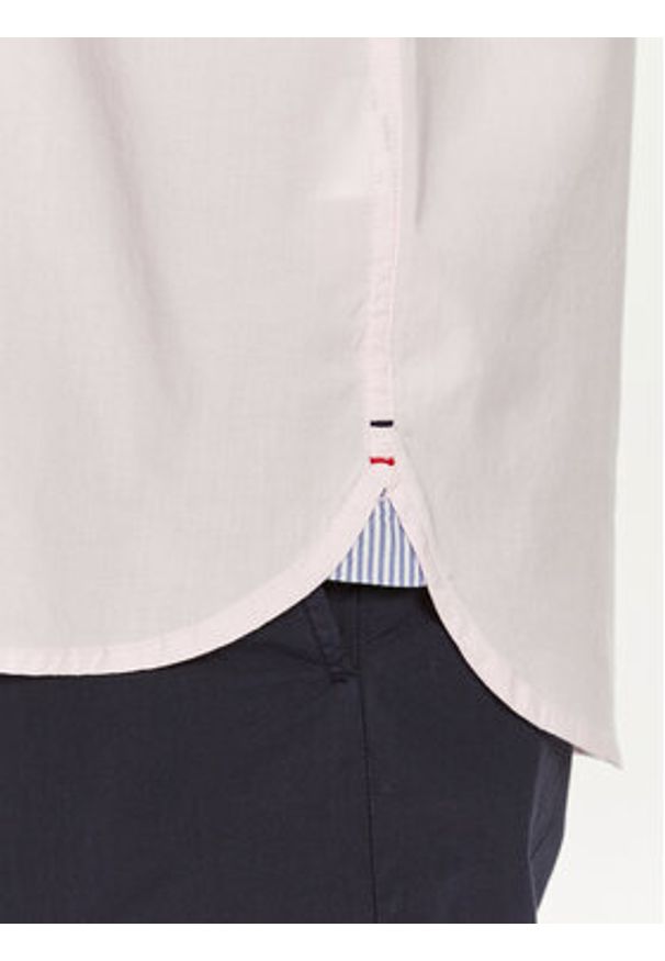 TOMMY HILFIGER - Tommy Hilfiger Koszula MW0MW33809 Różowy Regular Fit. Kolor: różowy. Materiał: bawełna
