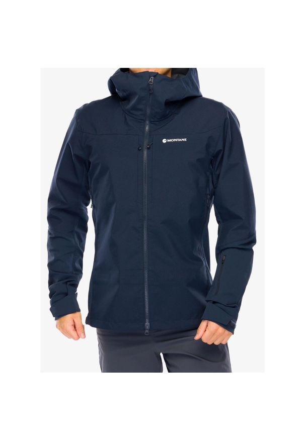 Kurtka softshell męska Montane Nordes Hoodie. Kolor: niebieski. Materiał: softshell. Sezon: zima