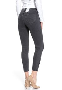 Lee - SPODNIE DAMSKIE LEE SCARLETT CROPPED CONCRETE GREY L30CYGCM #4