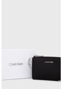 Calvin Klein - Portfel skórzany. Kolor: czarny. Materiał: skóra. Wzór: gładki #3