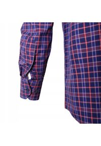 Casualowa Koszula, Kołnierzyk Button Down - Pako Jeans - Granat w Kratkę. Okazja: na co dzień. Typ kołnierza: button down. Kolor: niebieski. Materiał: bawełna. Wzór: kratka. Sezon: lato. Styl: casual #3