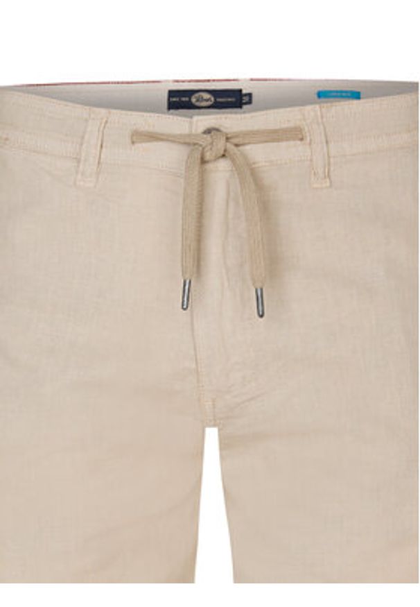 Petrol Industries Szorty materiałowe M-1050-SHO538 Beżowy Slim Fit. Kolor: beżowy. Materiał: bawełna