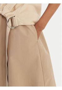 Weekend Max Mara Komplet bluza i sukienka Destino 2615631021 Beżowy Relaxed Fit. Kolor: beżowy. Materiał: bawełna #4