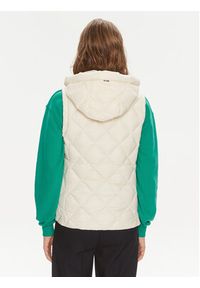 TOMMY HILFIGER - Tommy Hilfiger Bezrękawnik Classic WW0WW42463 Écru Regular Fit. Materiał: syntetyk. Długość rękawa: bez rękawów #3