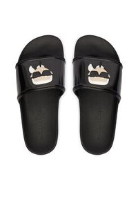 Karl Lagerfeld - KARL LAGERFELD Klapki Kondo II KL80905C Czarny. Kolor: czarny. Materiał: syntetyk #4