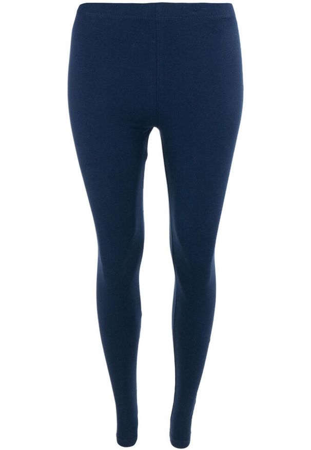 ZSPORT - Damskie Legginsy Sportowe Sarina Nocna Niebieska - Komfort i Styl. Kolor: niebieski. Materiał: elastan, bawełna. Sport: turystyka piesza