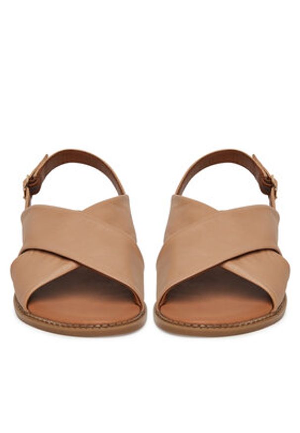 Lasocki Sandały CEO-EST-AFIONA-11 Beżowy. Kolor: beżowy. Materiał: skóra