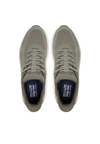 skechers - Skechers Sneakersy Bobs Squad 4- 118423/OLV Khaki. Kolor: brązowy. Materiał: materiał