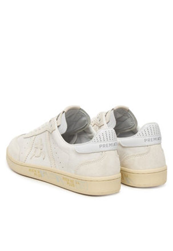 Premiata Sneakersy Bonnie Var 8203 Biały. Kolor: biały. Materiał: skóra, zamsz
