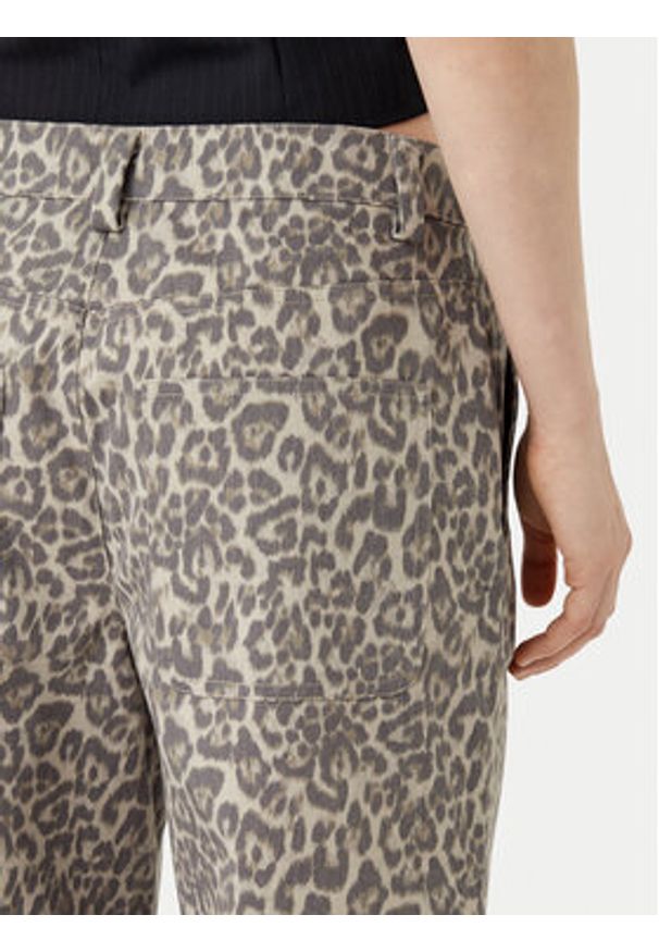 Noisy may - Noisy May Spodnie materiałowe Jill 27032731 Beżowy Straight Fit. Kolor: beżowy. Materiał: syntetyk