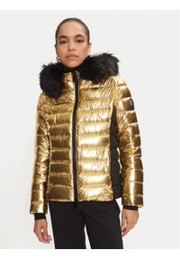 LOLA CASADEMUNT Kurtka zimowa LF2401008 Złoty Regular Fit. Kolor: złoty. Materiał: syntetyk. Sezon: zima #1