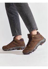Merrell Trekkingi Moab Adventure 3 Mid Wp J003821 Brązowy. Kolor: brązowy. Materiał: nubuk, skóra. Sport: turystyka piesza #5