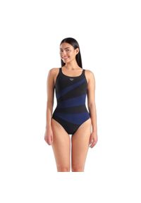 Damski kostium kąpielowy 1-częściowy Arena Isabella Wing Back C. Kolor: niebieski, wielokolorowy, czarny #1