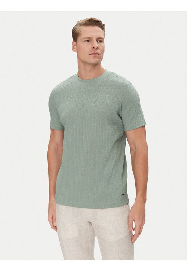 JOOP! T-Shirt 17 JJ-04Brandon 30044672 Zielony Modern Fit. Kolor: zielony. Materiał: bawełna