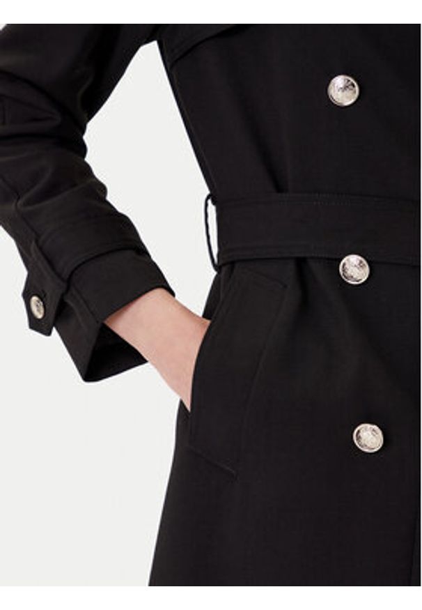 Morgan Trencz 242-GTRENCH Czarny Regular Fit. Kolor: czarny. Materiał: syntetyk