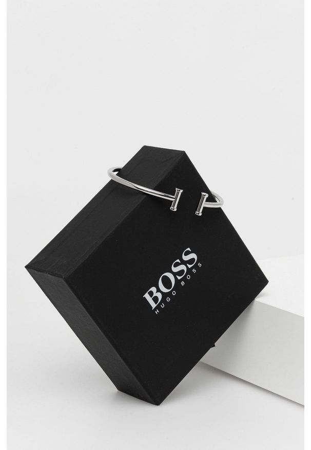 BOSS bransoletka damska. Kolor: srebrny
