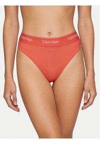 Calvin Klein Swimwear Dół od bikini LV00Q61132 Różowy. Kolor: różowy. Materiał: syntetyk #1