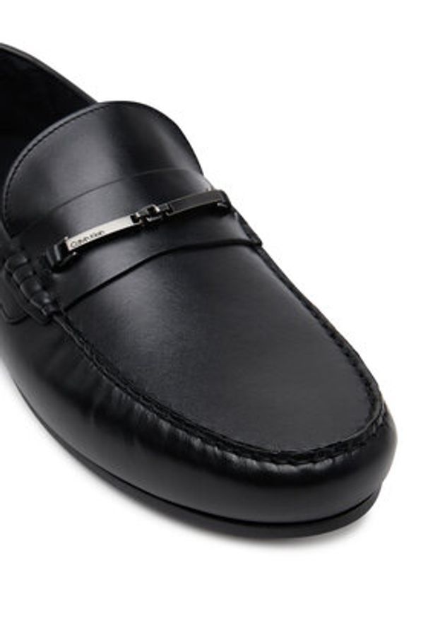 Calvin Klein Mokasyny Driver W/ Ny Bit Lth HM0HM01701 Czarny. Kolor: czarny. Materiał: skóra