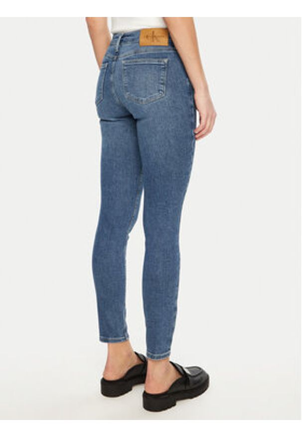 Calvin Klein Jeans Jeansy J20J224488 Niebieski Skinny Fit. Kolor: niebieski