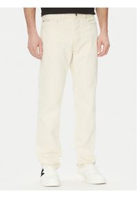 Calvin Klein Jeans Jeansy J30J327539 Biały Straight Fit. Kolor: biały