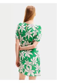 Desigual Sukienka letnia Nashville 24SWVW36 Zielony Straight Fit. Kolor: zielony. Materiał: wiskoza. Sezon: lato
