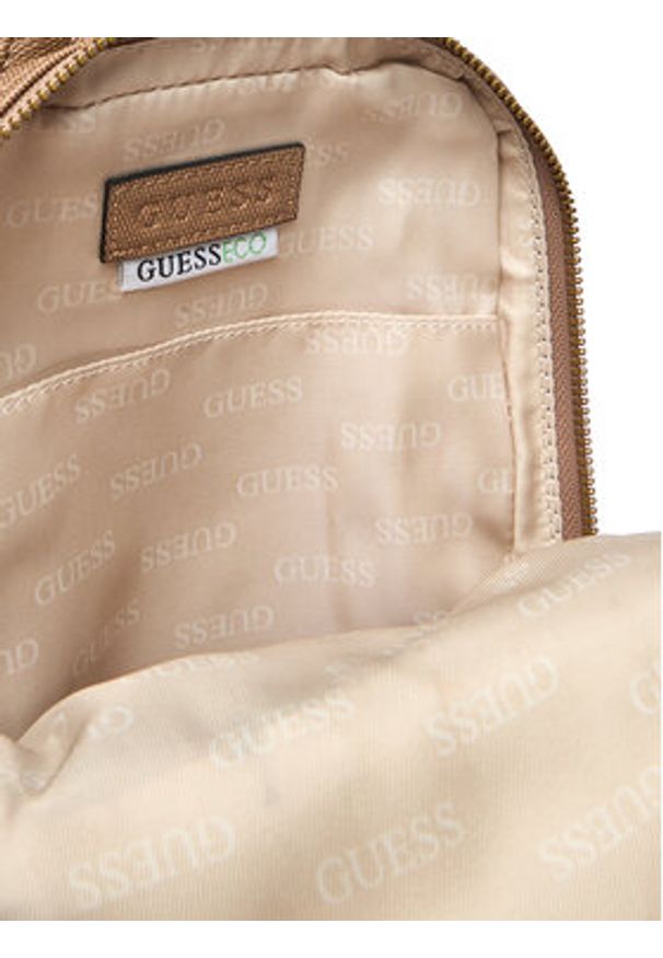 Guess Saszetka HMMICT P5426 Beżowy. Kolor: beżowy. Materiał: skóra