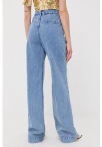 GESTUZ - Gestuz jeansy damskie high waist. Stan: podwyższony. Kolor: niebieski #2