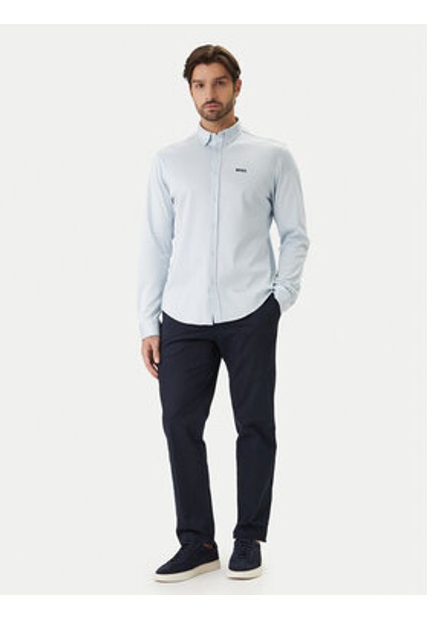 BOSS Koszula ST Motion 50555946 Błękitny Regular Fit. Kolor: niebieski. Materiał: bawełna