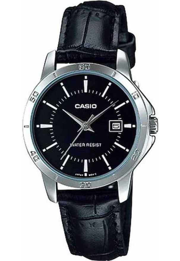 Zegarek Casio Zegarek marki Casio model LTP-V004L kolor Czarny. Akcesoria damski. Sezon: Cały rok NoSize. Kolor: czarny
