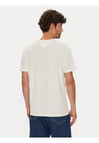 Tommy Jeans T-Shirt Dna Flag DM0DM21941 Biały Regular Fit. Kolor: biały. Materiał: bawełna #4