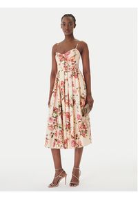 Guess Sukienka koktajlowa W6GKAF W2558 Różowy Regular Fit. Kolor: różowy. Materiał: wiskoza. Styl: wizytowy #4
