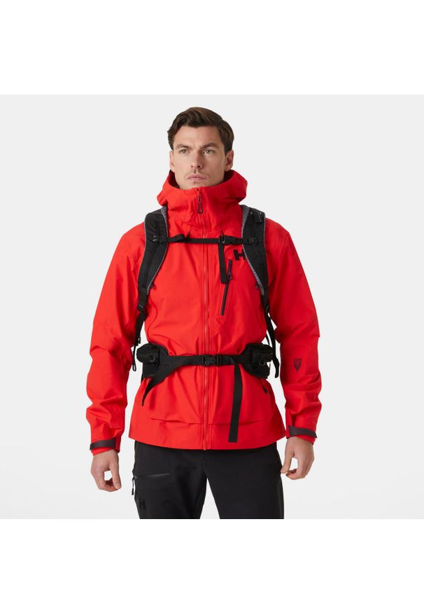 Kurtka turystyczna Helly Hansen Odin 9 Worlds 3.0. Kolor: czerwony. Sport: turystyka piesza