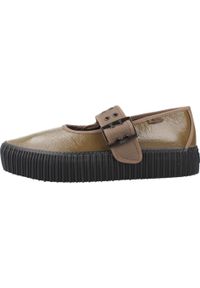Vans - Sandały VANS MARY JANE CREEPER Brązowy. Kolor: brązowy. Materiał: tkanina, skóra. Sport: turystyka piesza