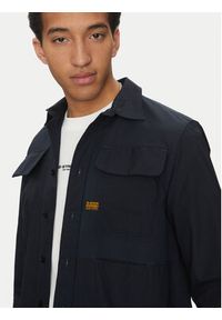 G-Star RAW - G-Star Raw Koszula Cpo Utility D26470-C973 C742 Granatowy Regular Fit. Kolor: niebieski. Materiał: bawełna #4