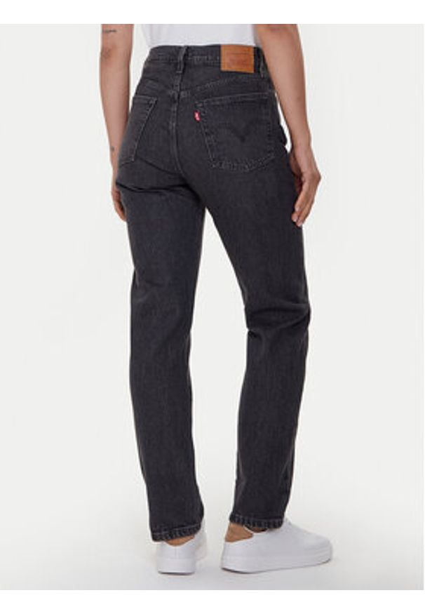 Levi's® Jeansy 501® 36200-0304 Czarny Cropped Fit. Kolor: czarny