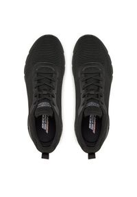skechers - Skechers Sneakersy Bobs B Flex Hi-Flying Hi 117385/BBK Czarny. Kolor: czarny. Materiał: materiał #3
