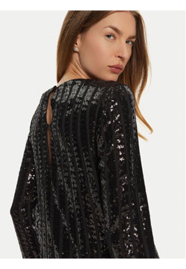 Joseph Ribkoff Sukienka koktajlowa 244906 Czarny Slim Fit. Kolor: czarny. Materiał: syntetyk. Styl: wizytowy