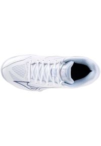 Buty do siatkówki Mizuno Thunder Blade Z Mid W V1GC237500 białe. Zapięcie: sznurówki. Kolor: biały. Materiał: syntetyk, guma. Sport: siatkówka