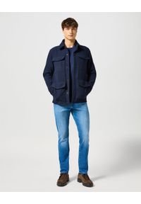 Wrangler - WRANGLER TEXAS SLIM MĘSKIE SPODNIE JEANSOWE JEANSY DŻINSY PRAIRIE BLUE 112356813 W12S017441