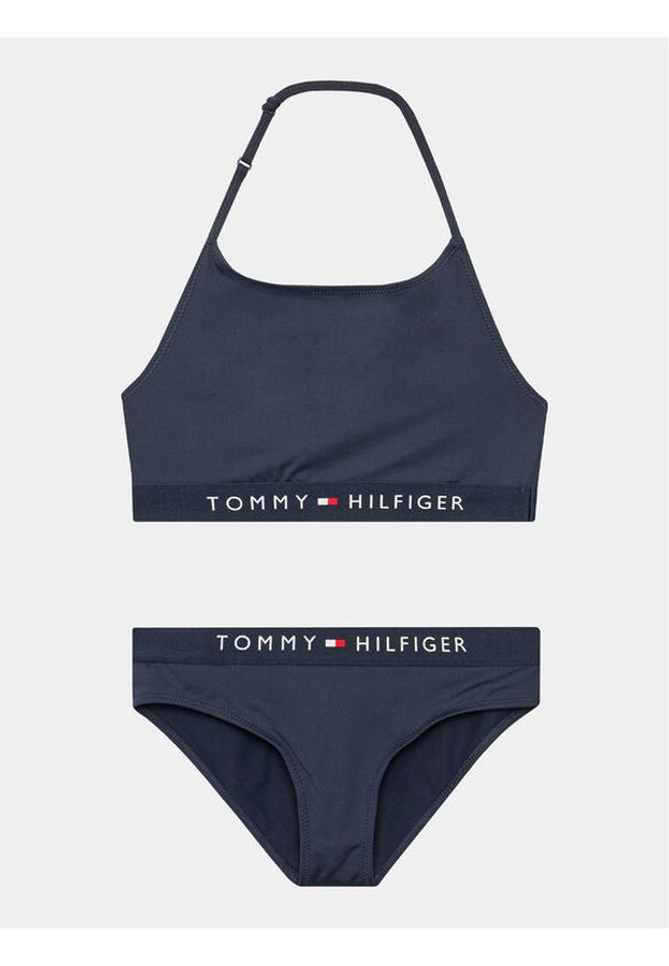 TOMMY HILFIGER - Strój kąpielowy Tommy Hilfiger. Kolor: niebieski