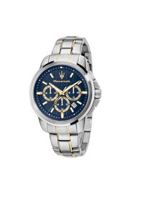 Maserati Zegarek Successo R8873621036 Srebrny. Kolor: srebrny