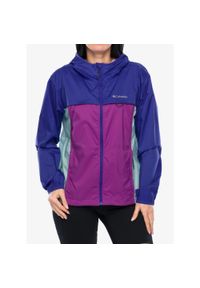 columbia - Kurtka przeciwwiatrowa damska Columbia Crested Canyon Windbreaker. Kolor: fioletowy