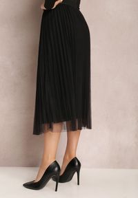 Renee - Czarna Spódnica Voloelle. Kolor: czarny. Materiał: dzianina. Styl: klasyczny, elegancki, glamour #2