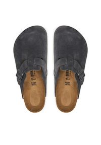 Birkenstock Klapki Boston 1031676 Szary. Kolor: szary. Materiał: zamsz, skóra #3