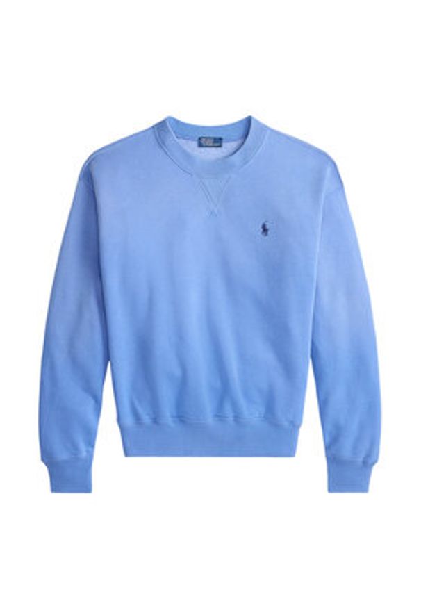 Polo Ralph Lauren Bluza 211971697503 Błękitny Relaxed Fit. Typ kołnierza: polo. Kolor: niebieski. Materiał: bawełna