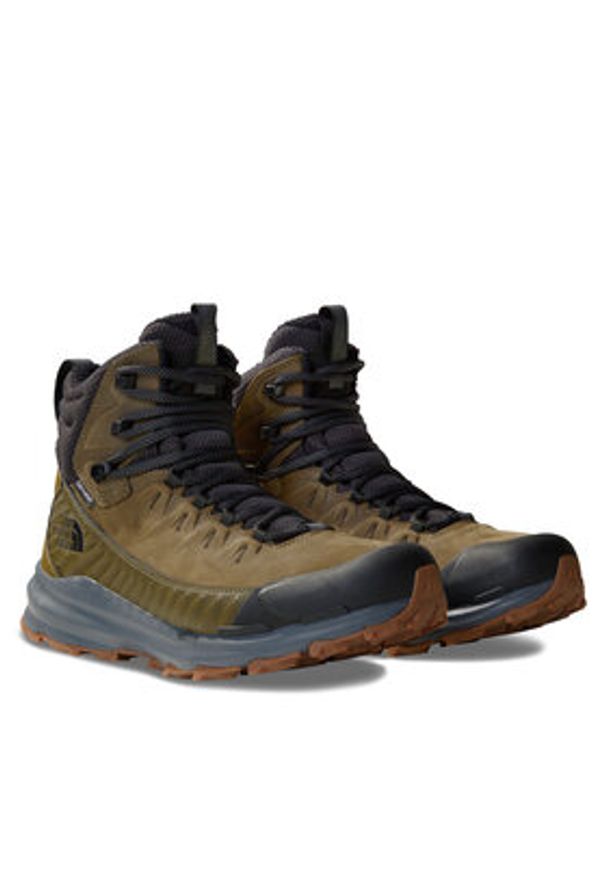 The North Face Trekkingi Vectiv Fastpack Insulated Wp NF0A8AEVWMB1 Khaki. Kolor: brązowy. Materiał: skóra, nubuk. Sport: turystyka piesza